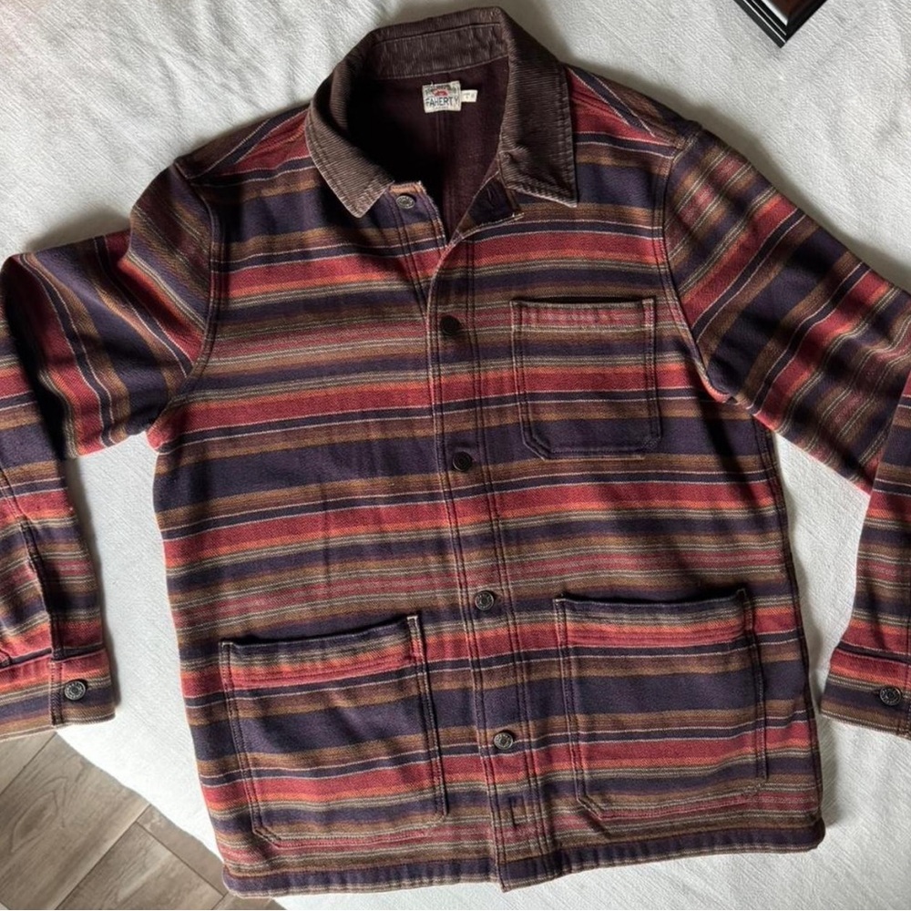 Faherty High Ridge Twill Studio Jacket - Unisex Medium NWOT